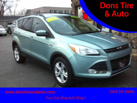 2013 Ford Escape for sale at Dons Tire & Auto in Butler WI