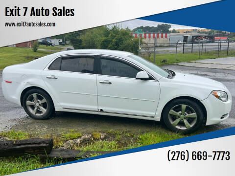 2012 Chevrolet Malibu for sale at Exit 7 Auto Sales in Bristol VA