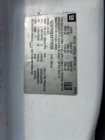 2014 GMC Savana 2500