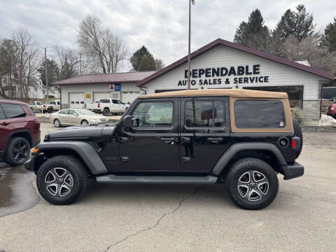 2020 Jeep Wrangler Unlimited for sale at Bad Credit Car Loans NY in Binghamton NY