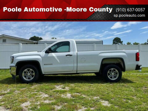 2017 GMC Sierra 1500 for sale at Poole Automotive -Moore County in Aberdeen NC