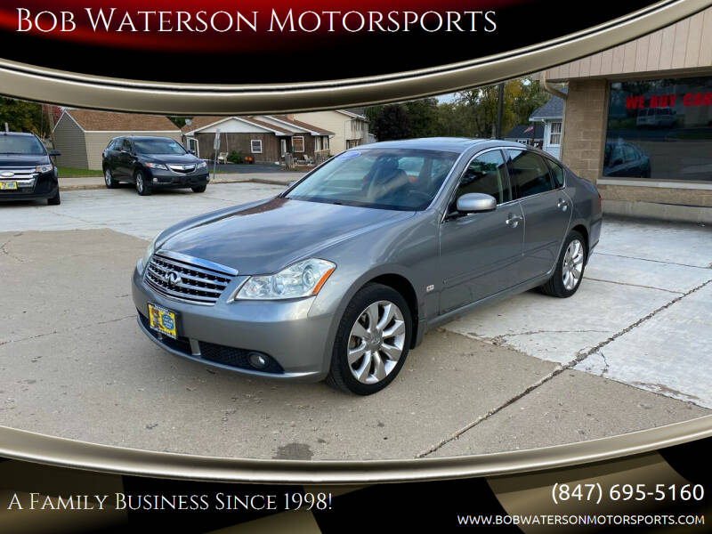 2007 Infiniti M35 for sale at Bob Waterson Motorsports in South Elgin IL