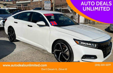 2020 Honda Accord for sale at AUTO DEALS UNLIMITED in Philadelphia PA