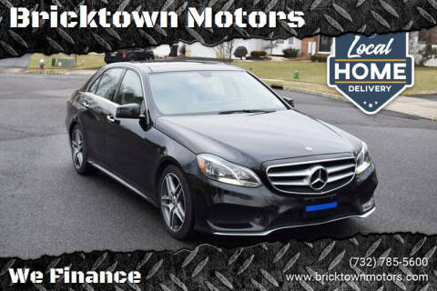 2014 Mercedes-Benz E-Class for sale at Bricktown Motors in Brick NJ