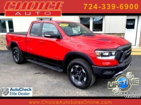 2019 RAM 1500 for sale at CHOICE AUTO SALES in Murrysville PA