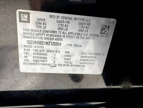 2017 Chevrolet Silverado 1500 LT