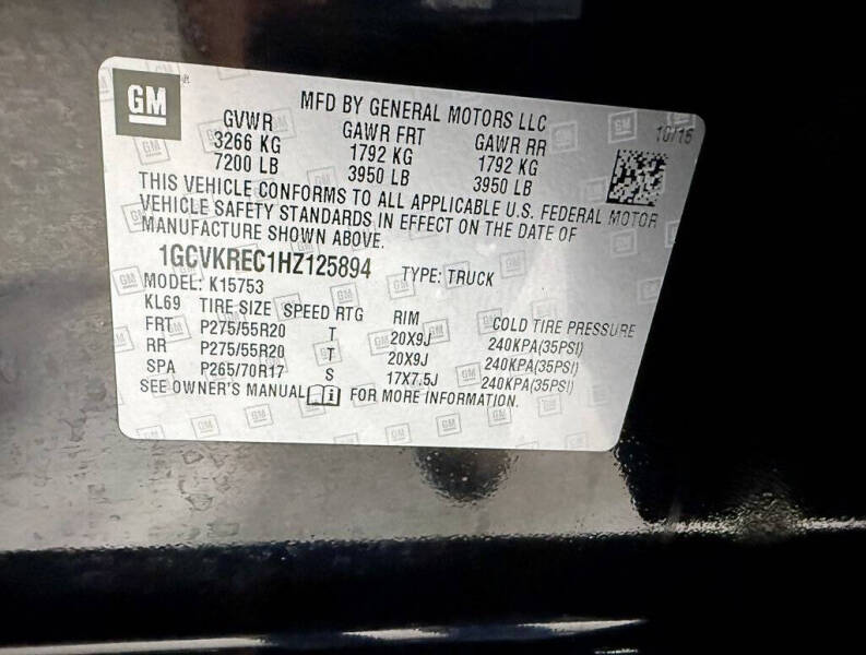 2017 Chevrolet Silverado 1500 LT