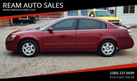 2006 Nissan Altima for sale at REAM AUTO SALES in Enid OK
