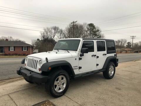 2011 Jeep Wrangler Unlimited for sale at E Motors LLC in Anderson SC