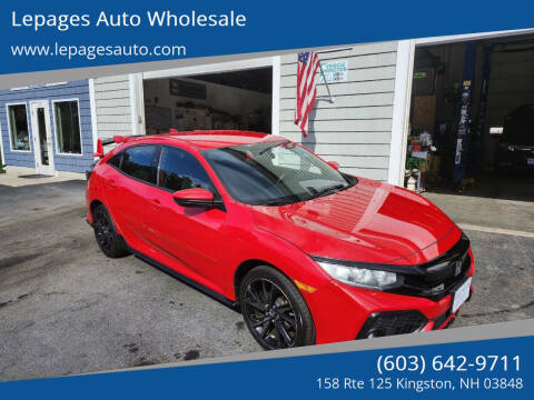 2017 Honda Civic for sale at Lepages Auto Wholesale in Kingston NH