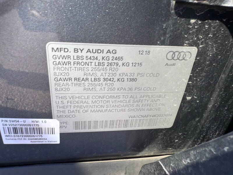 2019 Audi Q5 quattro Prestige 45 TFSI