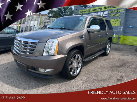 2012 Cadillac Escalade for sale at Friendly Auto Sales in Detroit MI