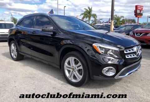 2018 Mercedes-Benz GLA for sale at AUTO CLUB OF MIAMI, INC in Miami FL