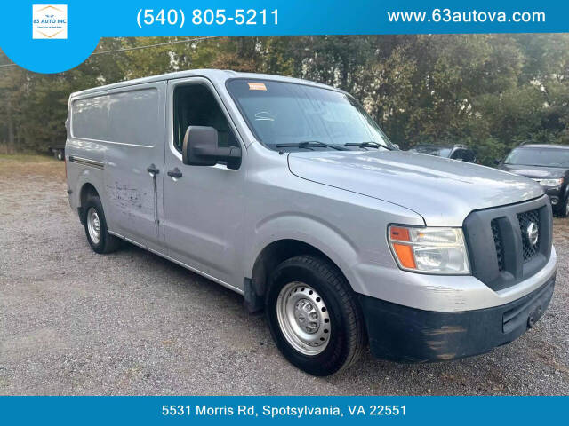 2014 Nissan NV for sale at 63 Auto Inc in Spotsylvania, VA