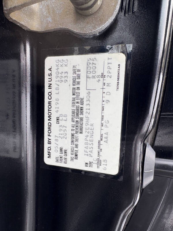 1987 Ford Mustang GT