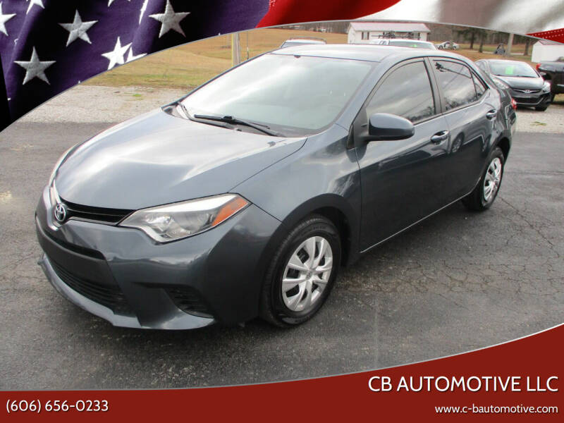 2016 Toyota Corolla for sale at CB Automotive LLC in Corbin KY