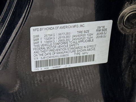 2019 Acura MDX SH-AWD w/Tech