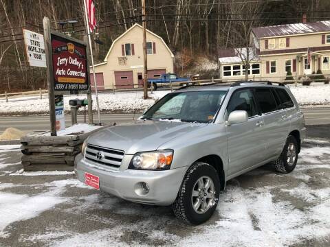 2007 Toyota Highlander for sale at Jerry Dudley's Auto Connection in Barre VT