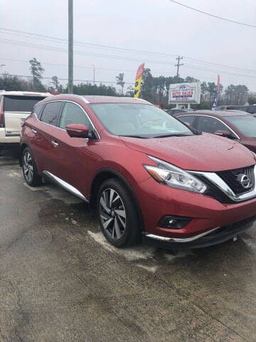2015 Nissan Murano for sale at Gralin Hampton Auto Sales in Summerville SC