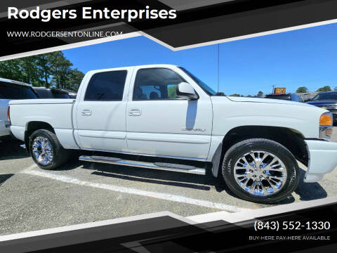 2007 GMC Sierra 1500 Classic for sale at Rodgers Enterprises in North Charleston SC