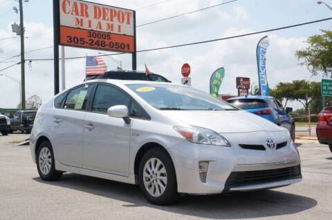 2013 Toyota Prius Plug-in Hybrid for sale at Car Depot in Miramar FL