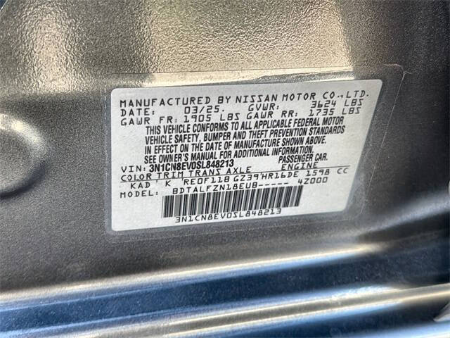 2025 Nissan Versa SV