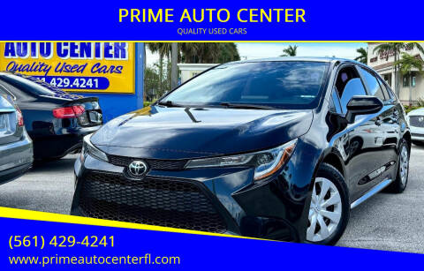 2021 Toyota Corolla for sale at PRIME AUTO CENTER in Palm Springs FL