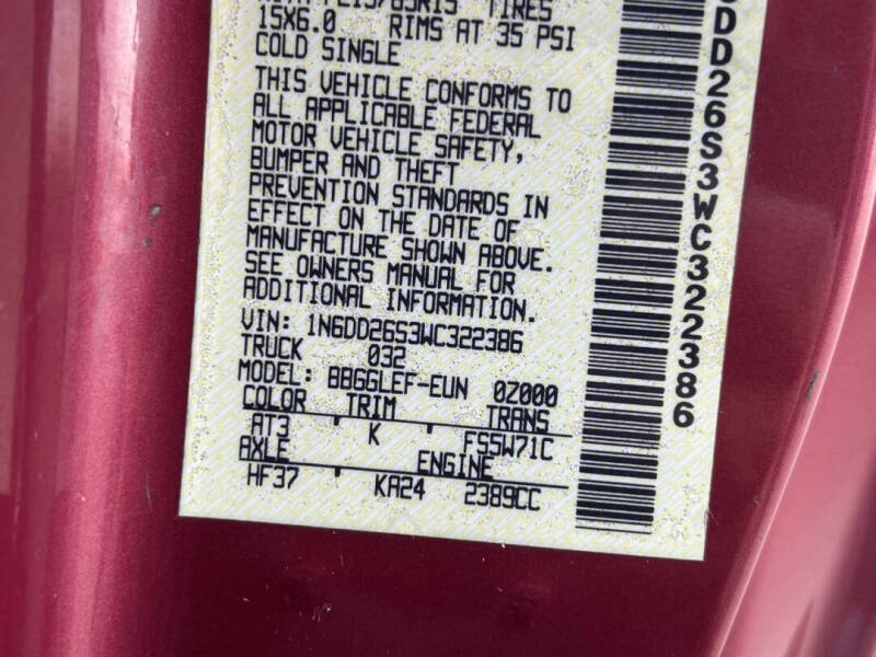 1998 Nissan Frontier XE