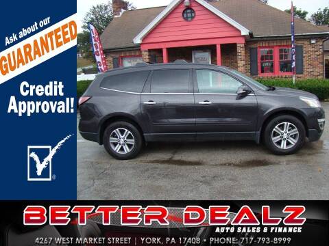 2016 Chevrolet Traverse for sale at Better Dealz Auto Sales & Finance in York PA