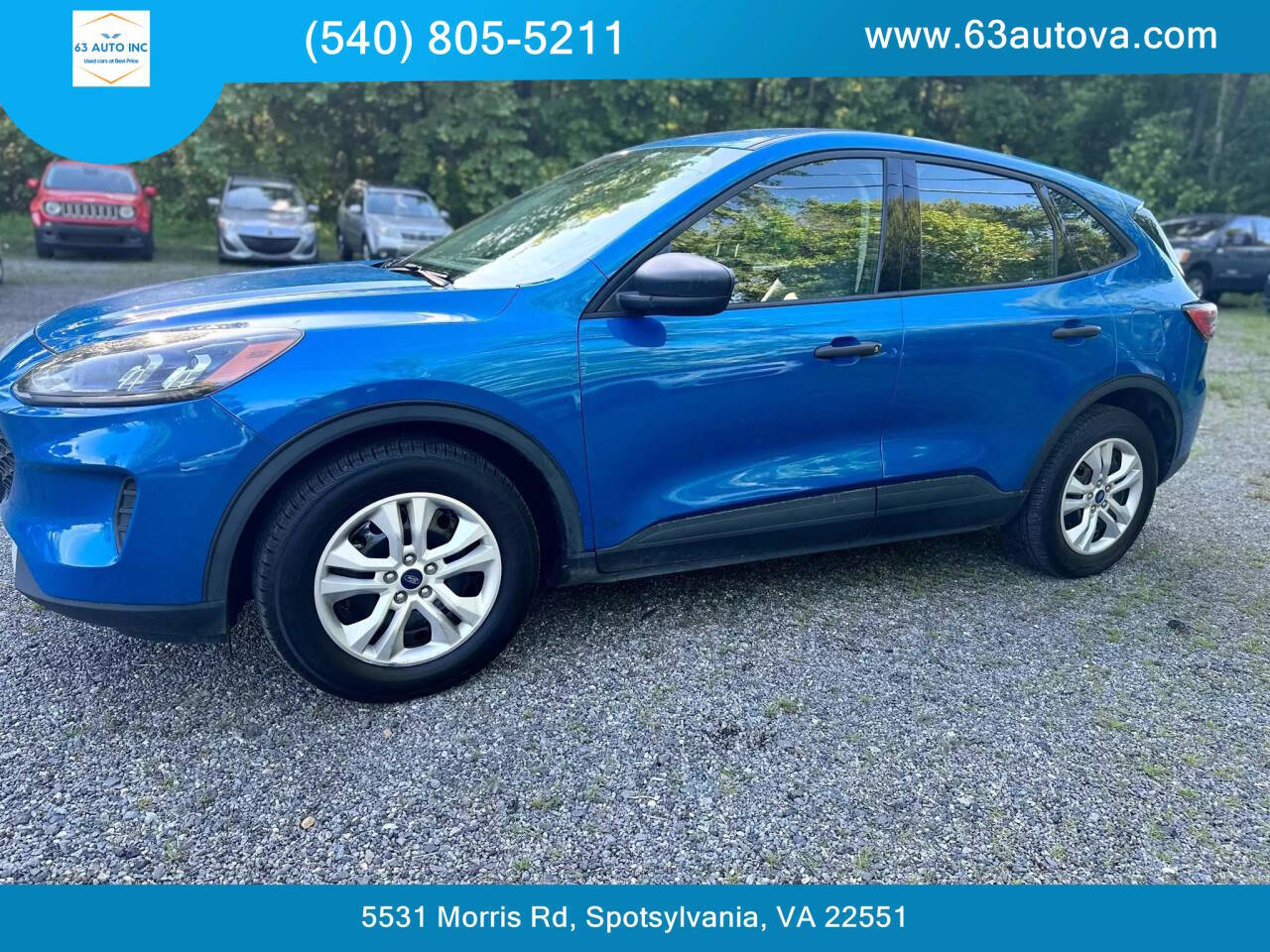 2020 Ford Escape for sale at 63 Auto Inc in Spotsylvania, VA