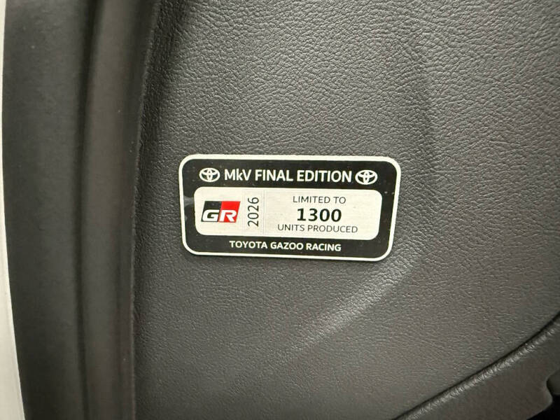 2026 Toyota GR Supra MkV Final Edition