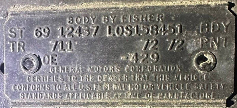 1969 Chevrolet Camaro