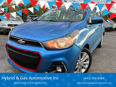 2017 Chevrolet Spark for sale at Hybrid & Gas Automotive Inc in Aberdeen MD