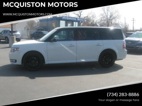 2013 Ford Flex for sale at MCQUISTON MOTORS in Wyandotte MI