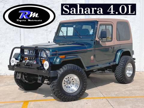 1994 Jeep Wrangler for sale at ROGERS MOTORCARS in Houston TX