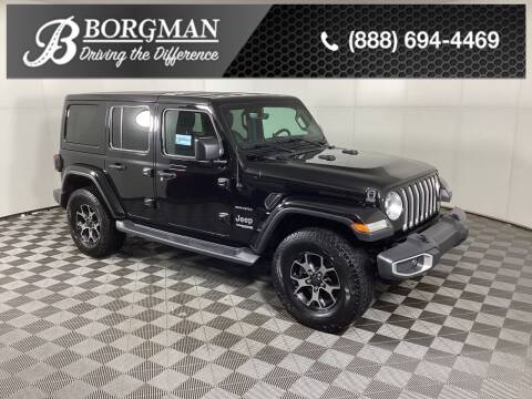 2018 Jeep Wrangler Unlimited for sale at Everyone's Financed At Borgman - BORGMAN OF HOLLAND LLC in Holland MI