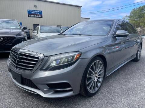 2015 Mercedes-Benz S-Class for sale at United Global Imports LLC in Cumming GA