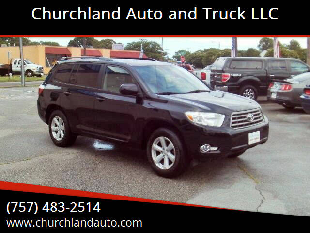 2010 Toyota Highlander for sale at Churchland Auto and Truck LLC in Portsmouth VA