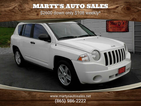 2008 Jeep Compass for sale at Marty's Auto Sales in Lenoir City TN