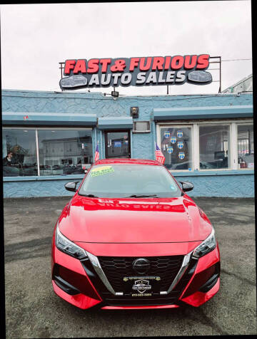 2021 Nissan Sentra for sale at FAST AND FURIOUS AUTO SALES in Newark NJ