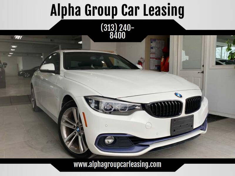 2018 BMW 4 Series for sale at Alpha Group Car Leasing in Redford MI