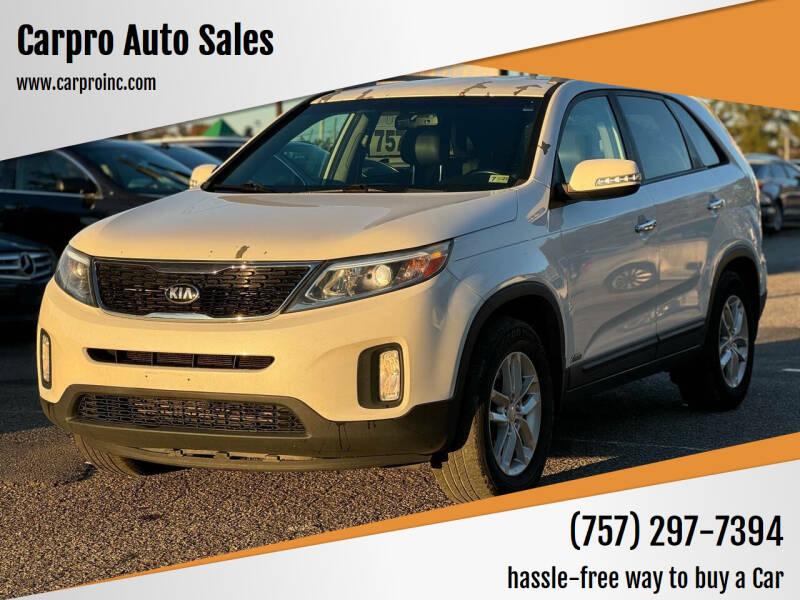 2015 Kia Sorento for sale at Carpro Auto Sales in Chesapeake VA