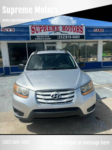 2011 Hyundai Santa Fe for sale at Supreme Motors in Leesburg FL