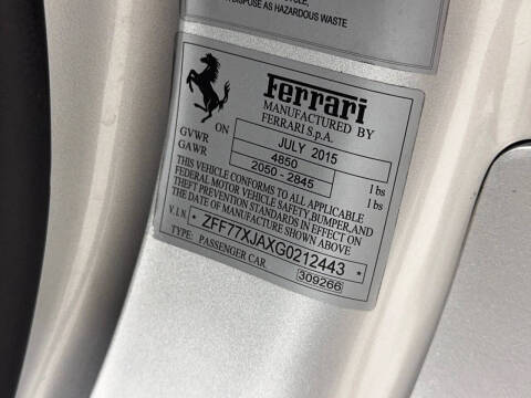 2016 Ferrari California T