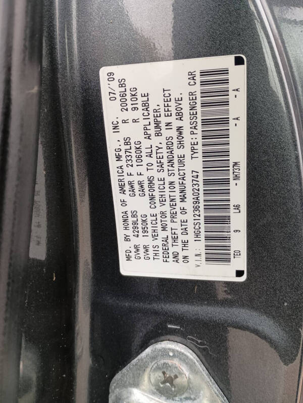 2009 Honda Accord LX-S