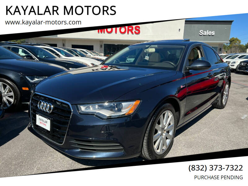 2013 Audi A6 for sale at KAYALAR MOTORS in Houston TX
