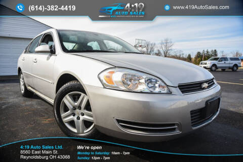 2006 Chevrolet Impala for sale at 4:19 Auto Sales LTD in Reynoldsburg OH