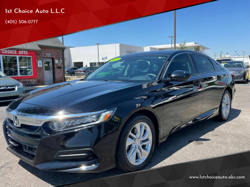 2020 Honda Accord for sale at 1st Choice Auto L.L.C in Oklahoma City OK