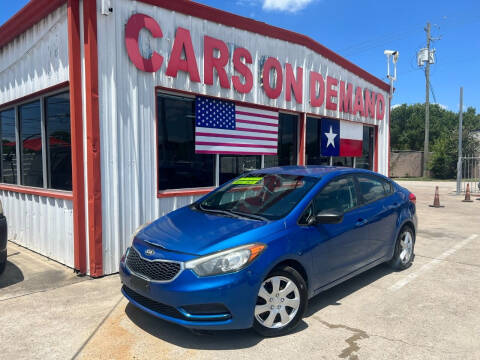 2014 Kia Forte for sale at Cars On Demand 3 in Pasadena TX