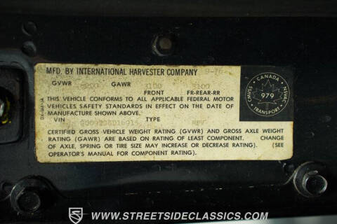 1977 International Scout II